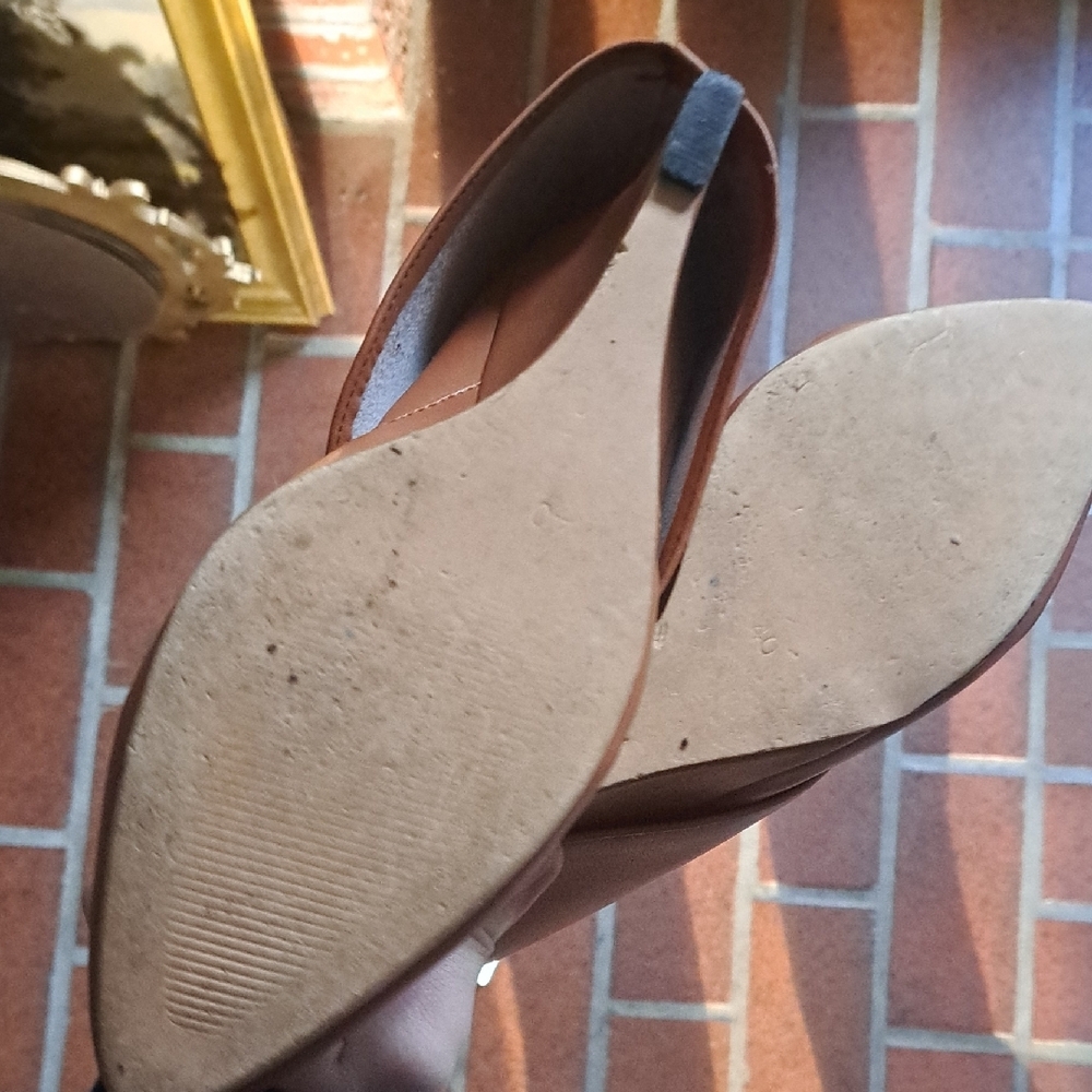 Source Unknown Tan Knee-High Leather Heeled Boots - Picture 5 of 6